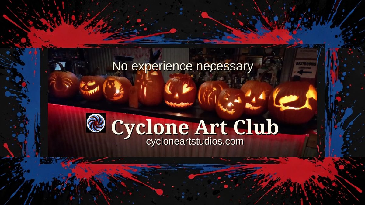 Halloween paint night artwork